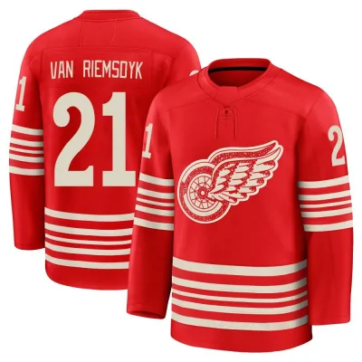 Men's James van Riemsdyk Detroit Red Wings Centennial Jersey - Red Premium