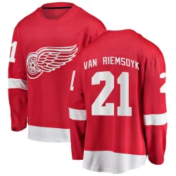Men's James van Riemsdyk Detroit Red Wings Home Jersey - Red Breakaway