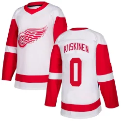 Men's Jesse Kiiskinen Detroit Red Wings Jersey - White Authentic