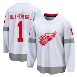 Men's Jim Rutherford Detroit Red Wings 2020/21 Special Edition Jersey - White Breakaway