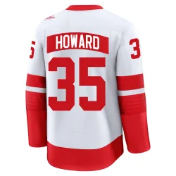 Men's Jimmy Howard Detroit Red Wings 2025 Stadium Series Jersey - White Premium