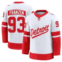 Men's Johan Franzen Detroit Red Wings 2025 Stadium Series Jersey - White Premium