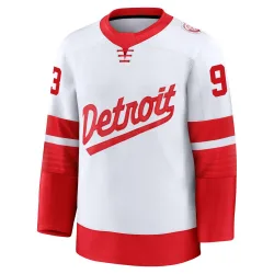 Men's Johan Franzen Detroit Red Wings 2025 Stadium Series Jersey - White Premium