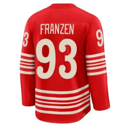 Men's Johan Franzen Detroit Red Wings Centennial Jersey - Red Premium