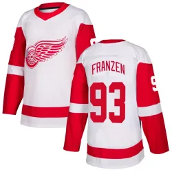 Men's Johan Franzen Detroit Red Wings Jersey - White Authentic