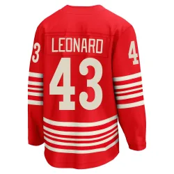 Men's John Leonard Detroit Red Wings Centennial Jersey - Red Breakaway