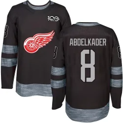 Men's Justin Abdelkader Detroit Red Wings 1917-2017 100th Anniversary Jersey - Black Authentic
