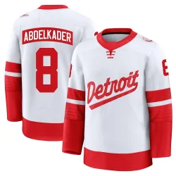 Men's Justin Abdelkader Detroit Red Wings 2025 Stadium Series Jersey - White Premium