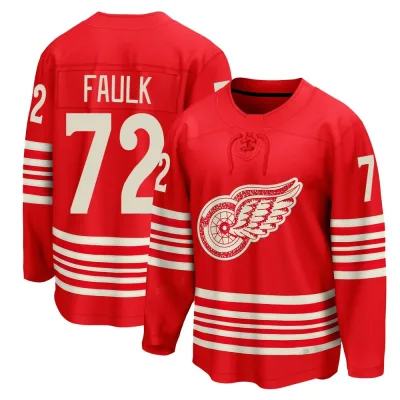 Men's Justin Faulk Detroit Red Wings Centennial Jersey - Red Breakaway