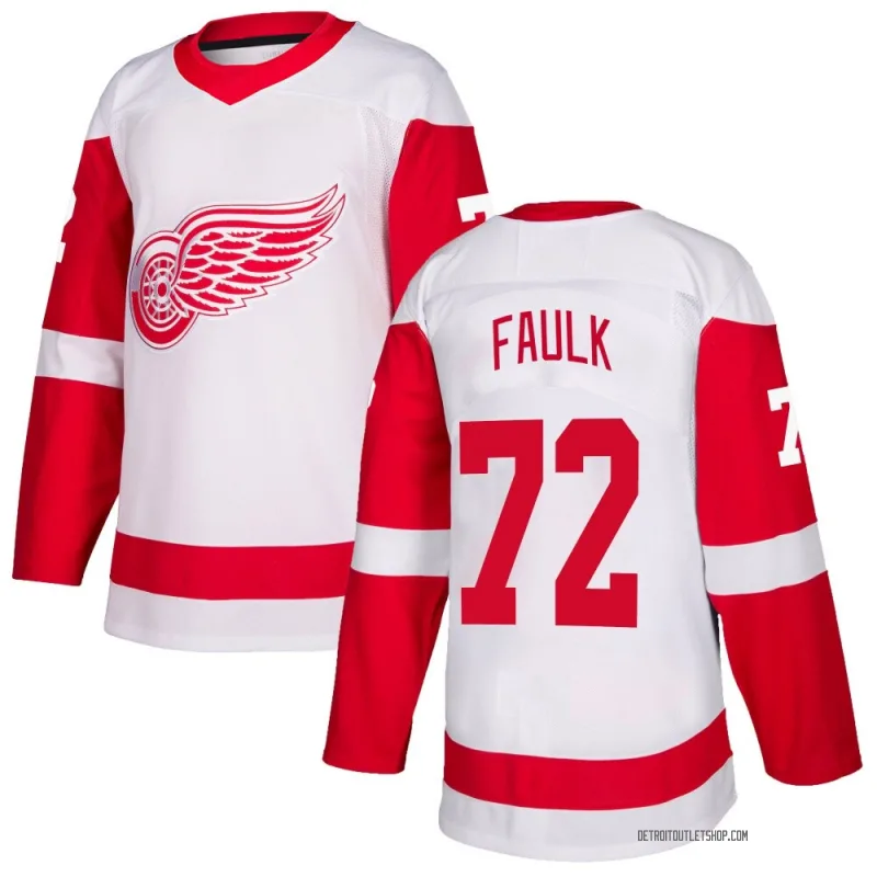 Men's Justin Faulk Detroit Red Wings Jersey - White Authentic
