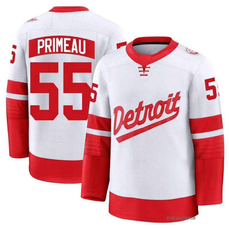 Men's Keith Primeau Detroit Red Wings 2025 Stadium Series Jersey - White Premium