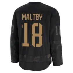Men's Kirk Maltby Detroit Red Wings 2024 Military Appreciation Practice Jersey - Black Premium