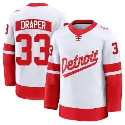 Men's Kris Draper Detroit Red Wings 2025 Stadium Series Jersey - White Premium