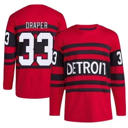 Men's Kris Draper Detroit Red Wings Reverse Retro 2.0 Jersey - Red Authentic