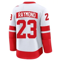 Men's Lucas Raymond Detroit Red Wings 2025 Stadium Series Jersey - White Premium