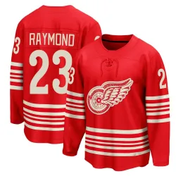 Men's Lucas Raymond Detroit Red Wings Centennial Jersey - Red Breakaway