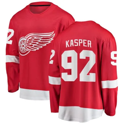 Men's Marco Kasper Detroit Red Wings Home Jersey - Red Breakaway