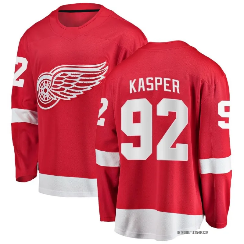 Men's Marco Kasper Detroit Red Wings Home Jersey - Red Breakaway