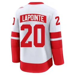 Men's Martin Lapointe Detroit Red Wings 2025 Stadium Series Jersey - White Premium