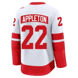 Men's Mason Appleton Detroit Red Wings 2025 Stadium Series Jersey - White Premium