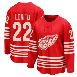 Men's Matthew Lorito Detroit Red Wings Centennial Jersey - Red Breakaway