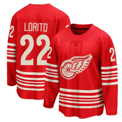 Men's Matthew Lorito Detroit Red Wings Centennial Jersey - Red Breakaway