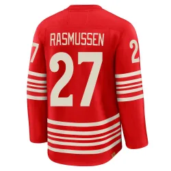 Men's Michael Rasmussen Detroit Red Wings Centennial Jersey - Red Premium