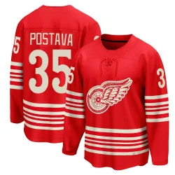Men's Michal Postava Detroit Red Wings Centennial Jersey - Red Breakaway