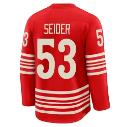 Men's Moritz Seider Detroit Red Wings Centennial Jersey - Red Premium