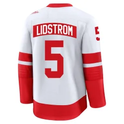 Men's Nicklas Lidstrom Detroit Red Wings 2025 Stadium Series Jersey - White Premium