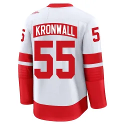 Men's Niklas Kronwall Detroit Red Wings 2025 Stadium Series Jersey - White Premium