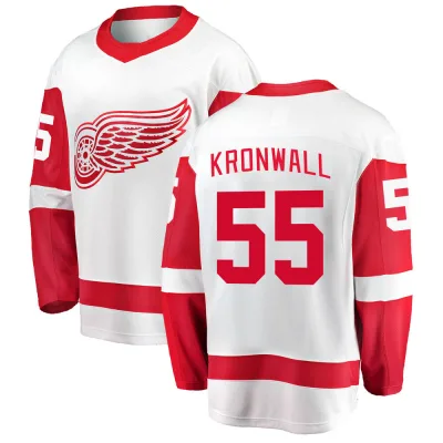 Men's Niklas Kronwall Detroit Red Wings Away Jersey - White Breakaway