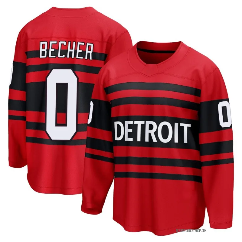 Men's Ondrej Becher Detroit Red Wings Special Edition 2.0 Jersey - Red Breakaway