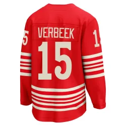 Men's Pat Verbeek Detroit Red Wings Centennial Jersey - Red Breakaway