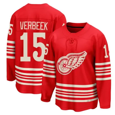 Men's Pat Verbeek Detroit Red Wings Centennial Jersey - Red Breakaway