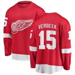 Men's Pat Verbeek Detroit Red Wings Home Jersey - Red Breakaway