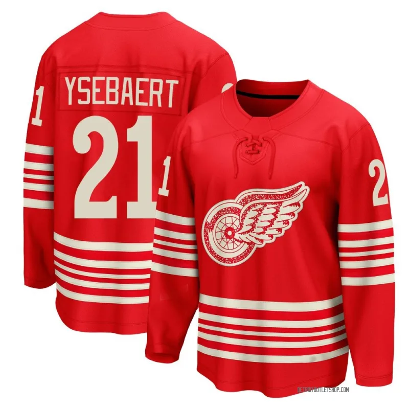 Men's Paul Ysebaert Detroit Red Wings Centennial Jersey - Red Breakaway