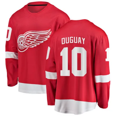 Men's Ron Duguay Detroit Red Wings Home Jersey - Red Breakaway