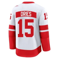 Men's Sheldon Dries Detroit Red Wings 2025 Stadium Series Jersey - White Premium