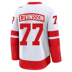 Men's Simon Edvinsson Detroit Red Wings 2025 Stadium Series Jersey - White Premium