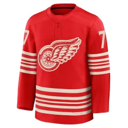Men's Simon Edvinsson Detroit Red Wings Centennial Jersey - Red Premium