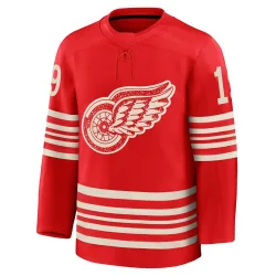 Men's Steve Yzerman Detroit Red Wings Centennial Jersey - Red Premium