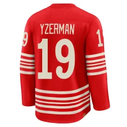 Men's Steve Yzerman Detroit Red Wings Centennial Jersey - Red Premium