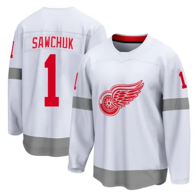 Men's Terry Sawchuk Detroit Red Wings 2020/21 Special Edition Jersey - White Breakaway