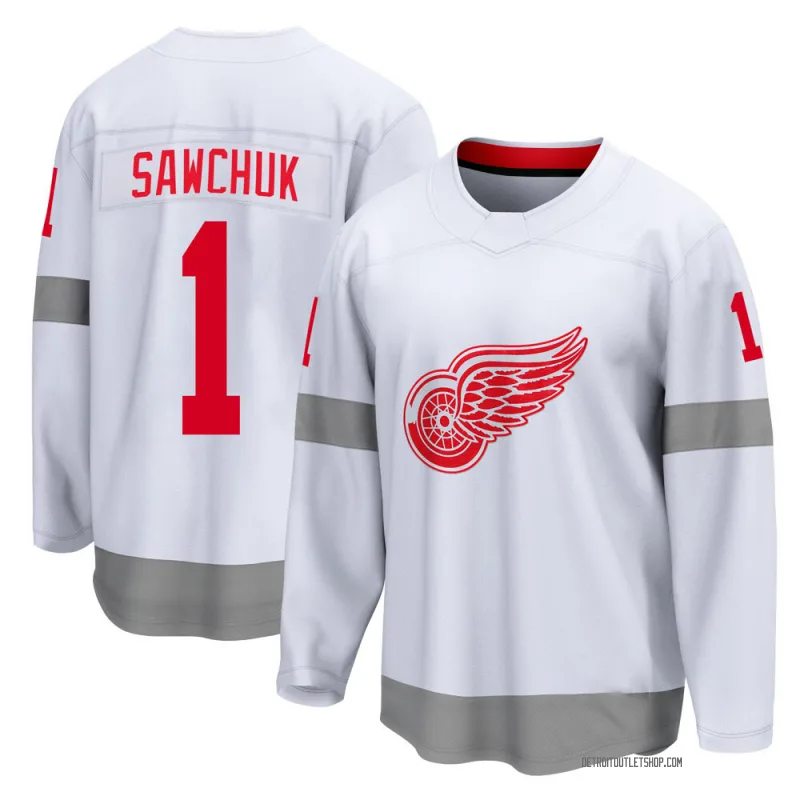 Men's Terry Sawchuk Detroit Red Wings 2020/21 Special Edition Jersey - White Breakaway