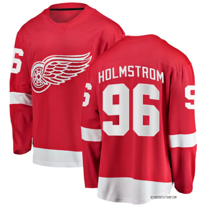 Men's Tomas Holmstrom Detroit Red Wings Home Jersey - Red Breakaway