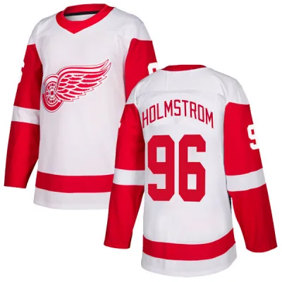 Men's Tomas Holmstrom Detroit Red Wings Jersey - White Authentic