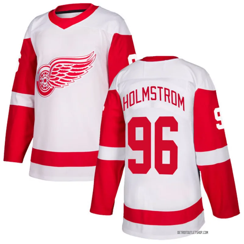 Men's Tomas Holmstrom Detroit Red Wings Jersey - White Authentic