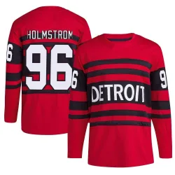 Men's Tomas Holmstrom Detroit Red Wings Reverse Retro 2.0 Jersey - Red Authentic