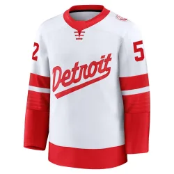 Men's Travis Hamonic Detroit Red Wings 2025 Stadium Series Jersey - White Premium